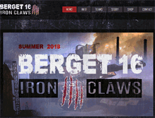 Tablet Screenshot of berget-events.com